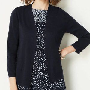 J.Jill Anywhere Cardi - Navy (NEW WITH TAGS / MEDIUM)